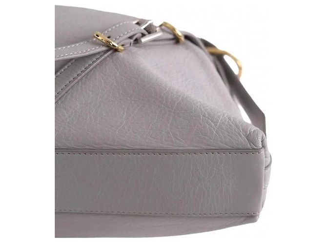 Bolsa de ombro Givenchy em couro cinza - vista 5
