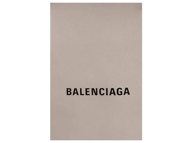 Balenciaga Shopper aus weißem Leder - Ansicht 2