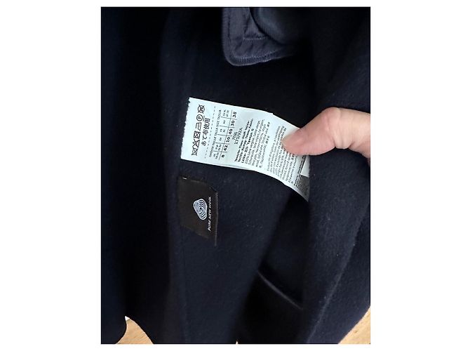 Blazer Max Mara in lana blu navy - vista 3