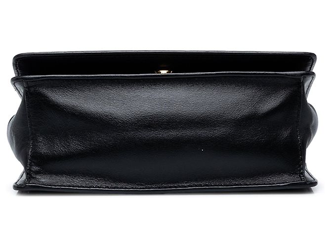 Borsa a tracolla Prada Saffiano Lux con catena nera - vista 3