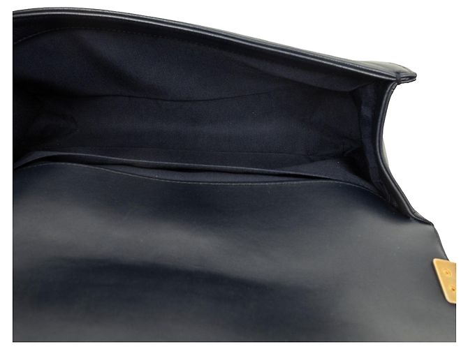 Borsa a tracolla Chanel Boy Flap in pelle d'agnello matelassé, Old Medium, Nera - vista 4