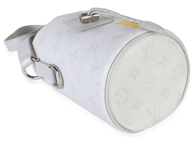Borsa Nano Louis Vuitton in canvas Monogram bianco Chalk - vista 7