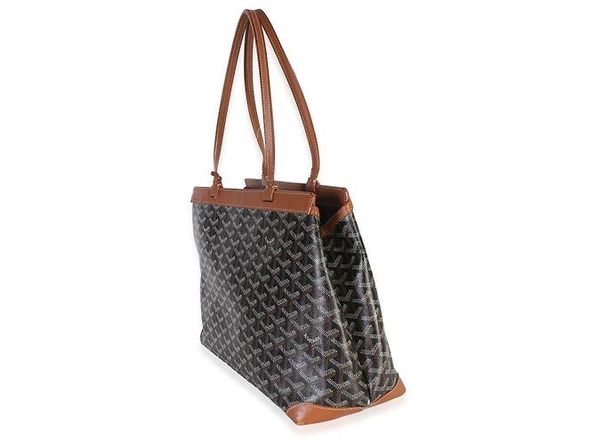 Borsa Tote Goyardine Bellechasse Biaude Nero e Oro - vista 3