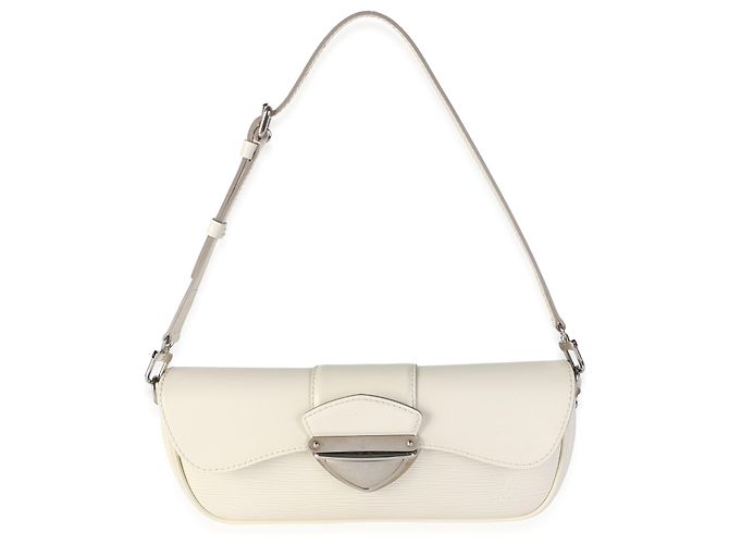 Clutch Louis Vuitton Ivorie Epi Montaigne - vista 4