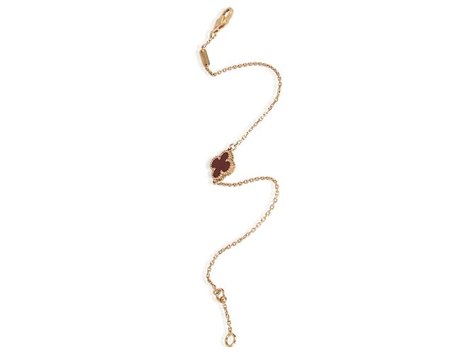 Bracciale Sweet Alhambra in Oro Rosa e Cornalina Van Cleef & Arpels - vista 2