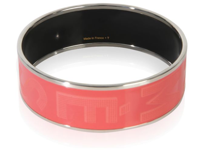Bracciale Hermès Wide Sellier Rose Dahlia - vista 4