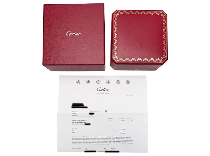 Bracciale Love Cartier Oro Giallo - vista 5