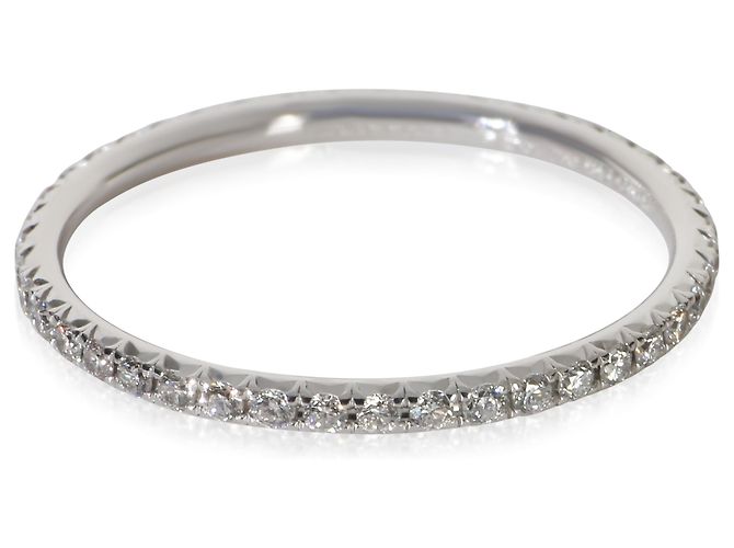 Tiffany & Co. Fascia Eternity Metro in oro bianco e diamanti - vista 2