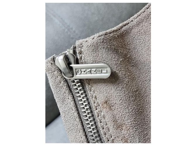 Stivaletti Chanel da donna in camoscio beige - vista 8