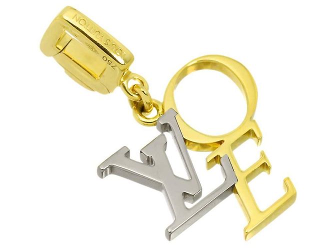 Pendentif Louis Vuitton That's Love en or jaune 18K - vue 2