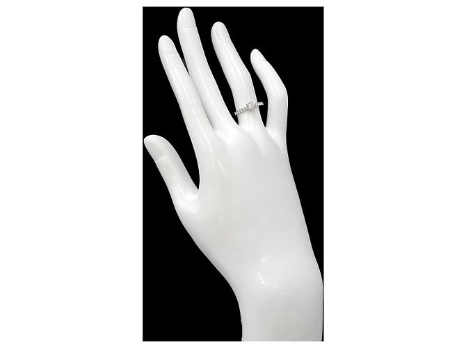Cartier Solitärring aus Platin - Ansicht 8