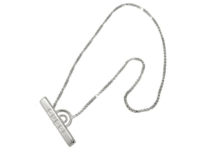 Bracciale con Charm Gucci in Oro Bianco - vista 2