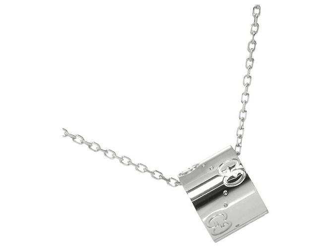 Collar Gucci Icon en oro blanco de 18K - vista 3