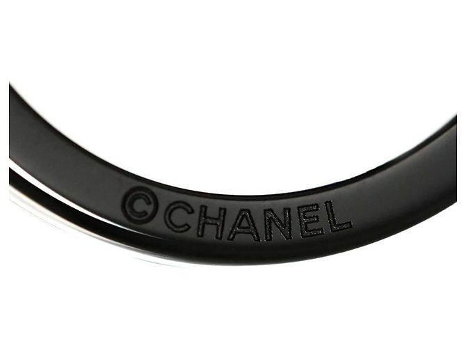 Anello Chanel Ultra in ceramica nera e oro bianco 18K - vista 4