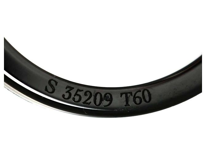 Anello Chanel Ultra in ceramica nera e oro bianco 18K - vista 5