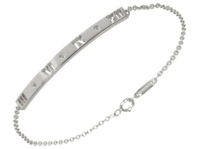 Autre Marque Bracciale con charm Tiffany & Co. Atlas Diamond 3P - vista 5