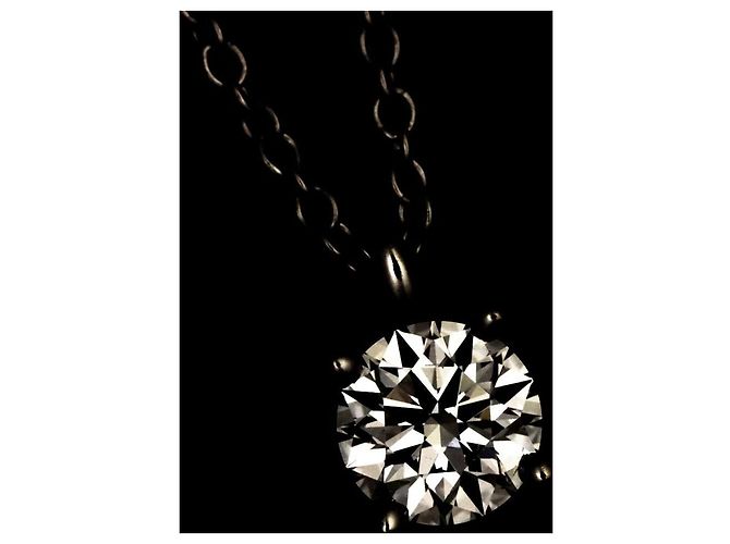 Autre Marque Tiffany & Co. Solitär-Diamant-Halskette - Ansicht 7