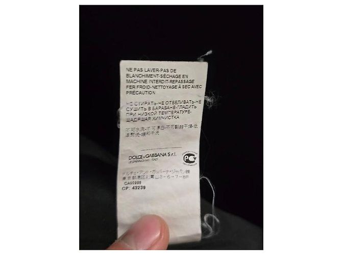 Abito foderato in misto seta stampato nero Dolce & Gabbana - Taglia L Usato - vista 6
