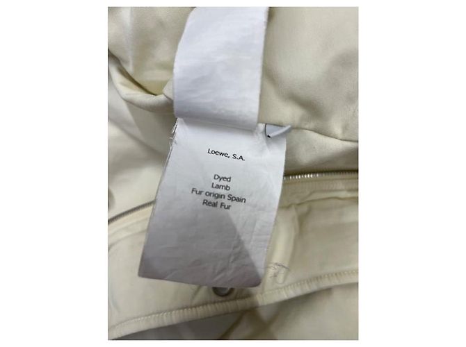 Loewe White Cropped Puffer Jacket Sz.34 Pre-owned - view 6