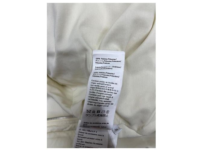 Loewe White Cropped Puffer Jacket Sz.34 Pre-owned - view 8