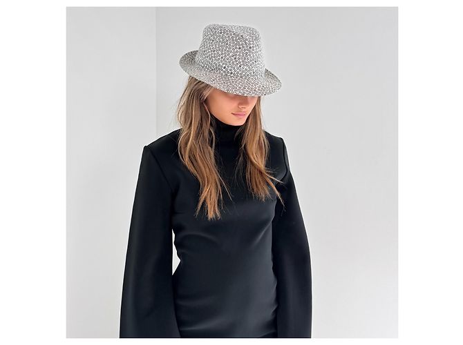 Hermès H Monogram Printed Fedora Hat - view 6