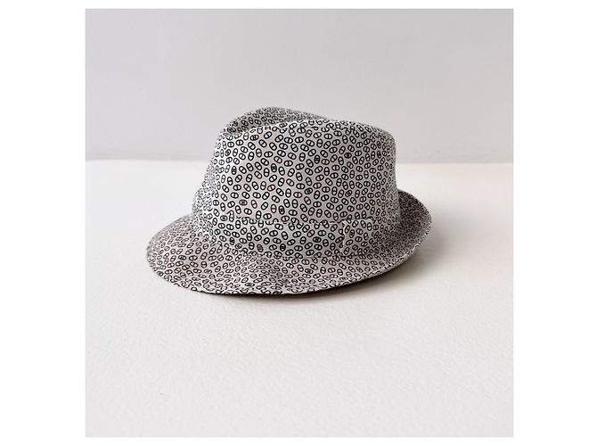 Hermès H Monogram Printed Fedora Hat - view 7