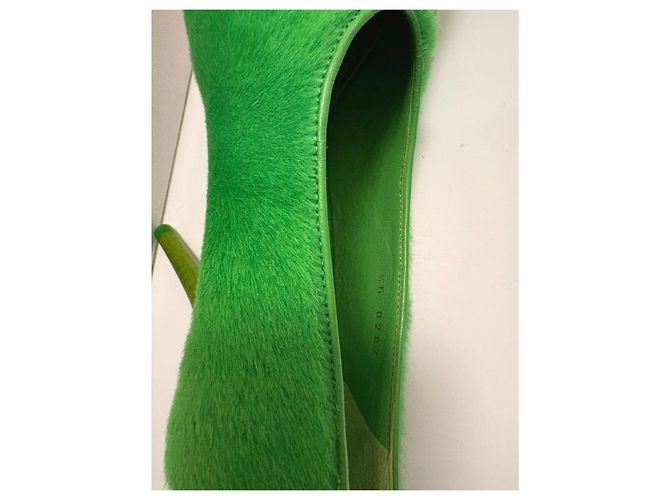 Décolleté Givenchy in lana di agnello verde - vista 6