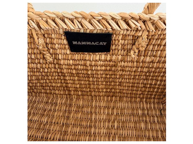 Autre Marque Nannacay Raffia Tote Bag with Multicoloured Tassels - view 6