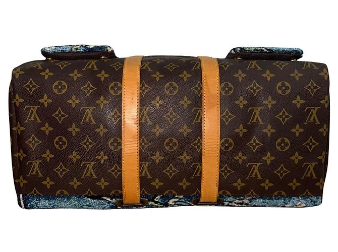LOUIS VUITTON Keepall 45 Amandiers en fleurs Van Gogh Custom - vista 3