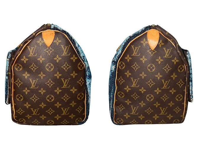 LOUIS VUITTON Keepall 45 Amandiers en fleurs Van Gogh Custom - vista 4