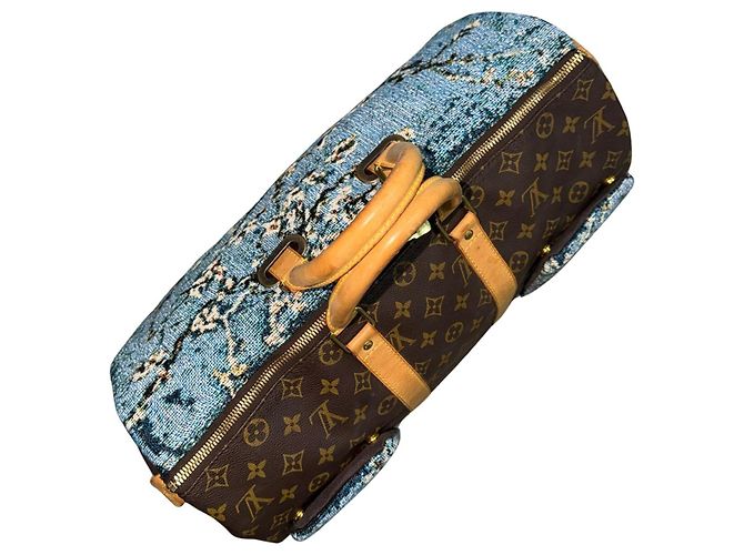 LOUIS VUITTON Keepall 45 Amandiers en fleurs Van Gogh Custom - vista 5