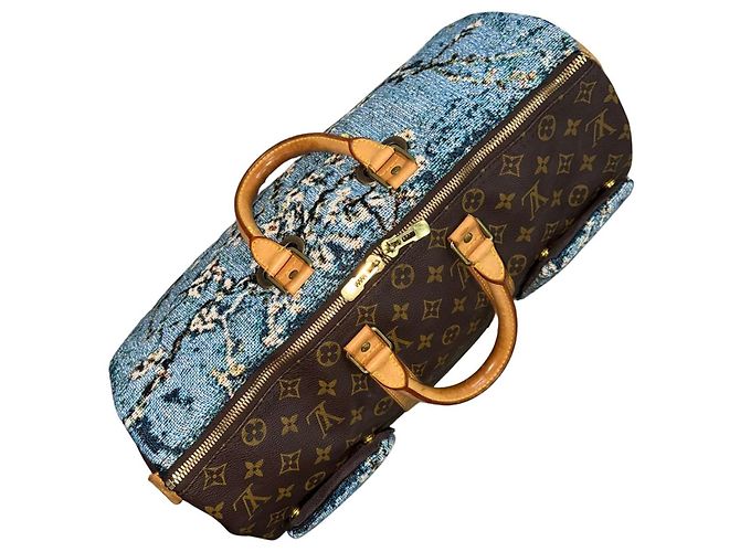 LOUIS VUITTON Keepall 45 Amandiers en fleurs Van Gogh Custom - vista 6