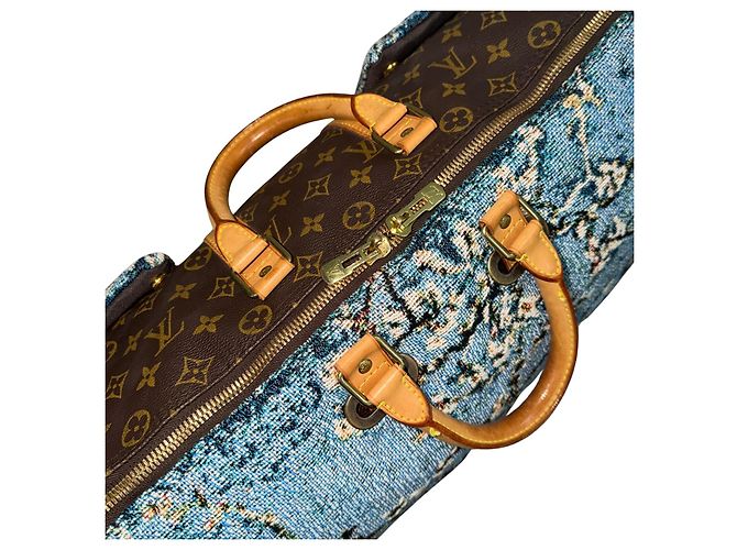 LOUIS VUITTON Keepall 45 Amandiers en fleurs Van Gogh Custom - vista 8