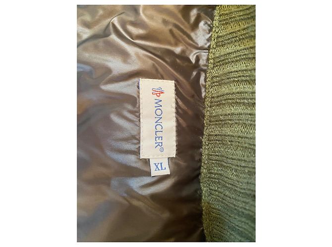 Moncler Bi-Material Cardigan mit Kapuze - Grün - XL - Ansicht 3