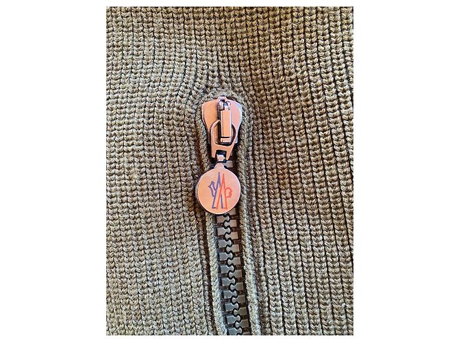 Moncler Bi-Material Cardigan mit Kapuze - Grün - XL - Ansicht 6
