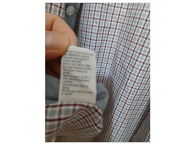 Autre Marque Camicia Pal Zileri a quadri in cotone da uomo - vista 5