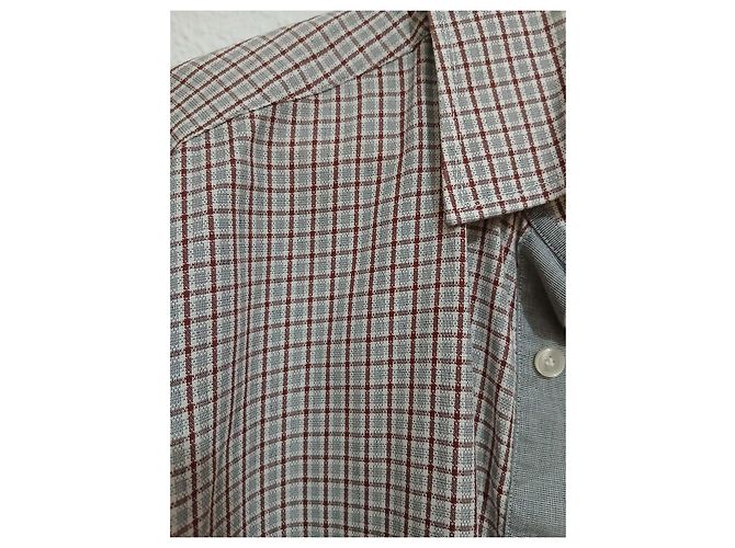 Autre Marque Camicia Pal Zileri a quadri in cotone da uomo - vista 7