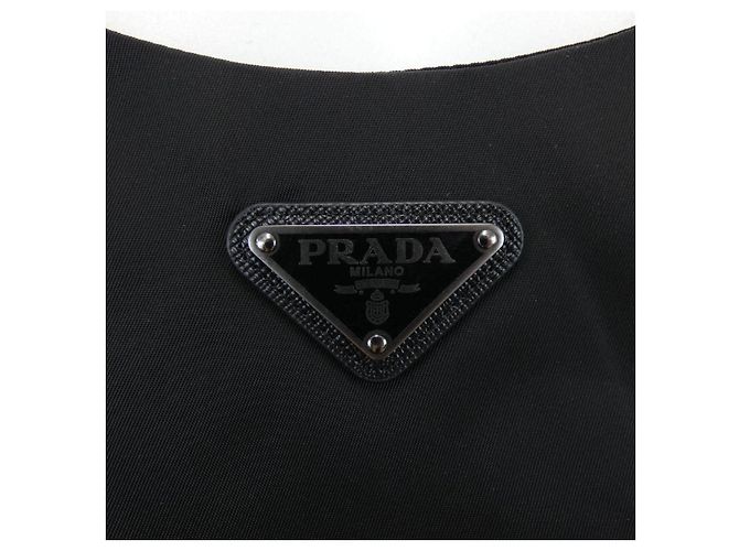 Prada ärmelloses Kleid aus Re-Nylon mit Triangle-Logo - Ansicht 6