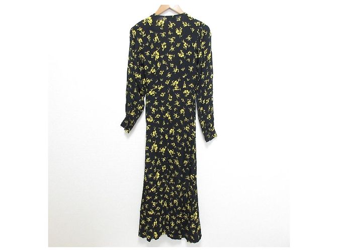 Autre Marque GANNI Kleid mit Blumenprint - Ansicht 2