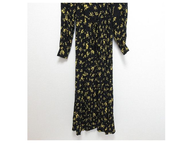 Autre Marque GANNI Kleid mit Blumenprint - Ansicht 5