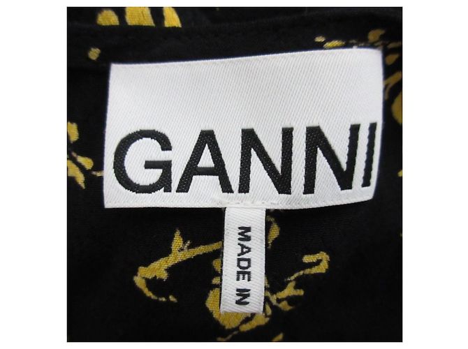 Autre Marque GANNI Kleid mit Blumenprint - Ansicht 8