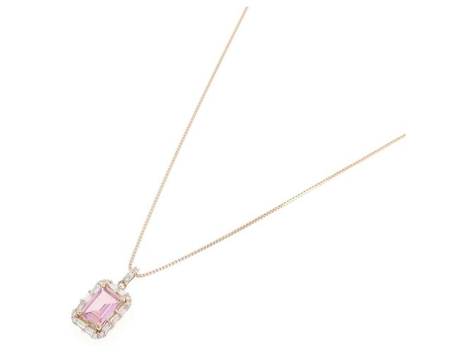 Autre Marque Collana Au750 Zaffiro e Diamante - vista 2