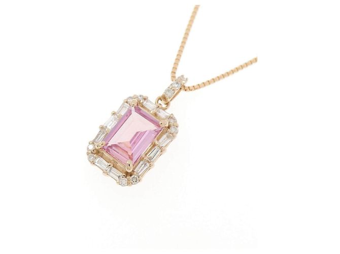 Autre Marque Collana Au750 Zaffiro e Diamante - vista 3
