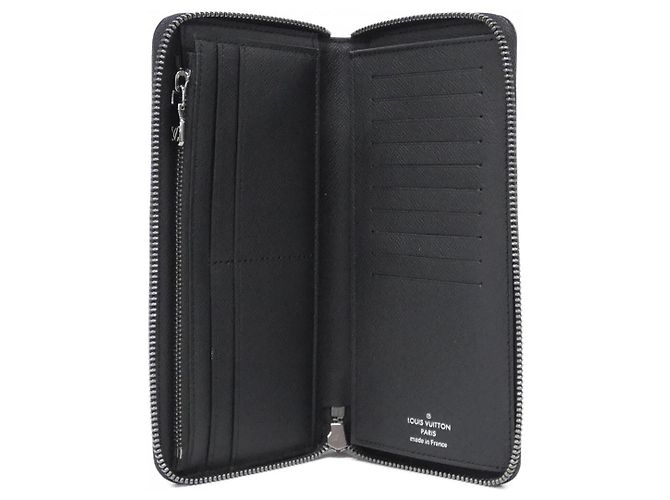 Portafoglio Louis Vuitton Zippy Wallet Vertical Monogram Eclipse Long Wallet - vista 3