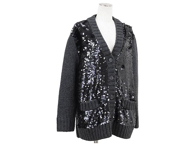 Cardigã de malha de lã e cashmere Prada - vista 11