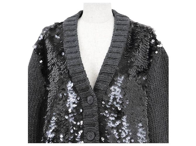 Cardigã de malha de lã e cashmere Prada - vista 2
