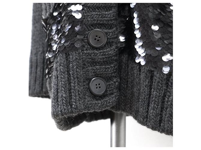 Cardigã de malha de lã e cashmere Prada - vista 5