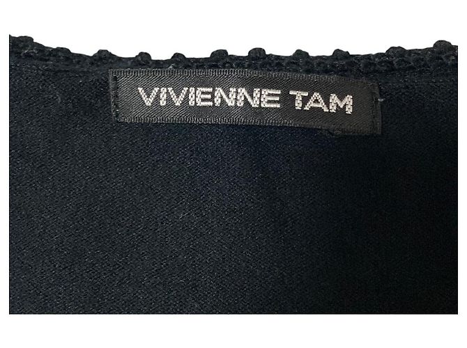 Autre Marque VIVIENNE TAM Stricktop mit Perlen - Ansicht 3