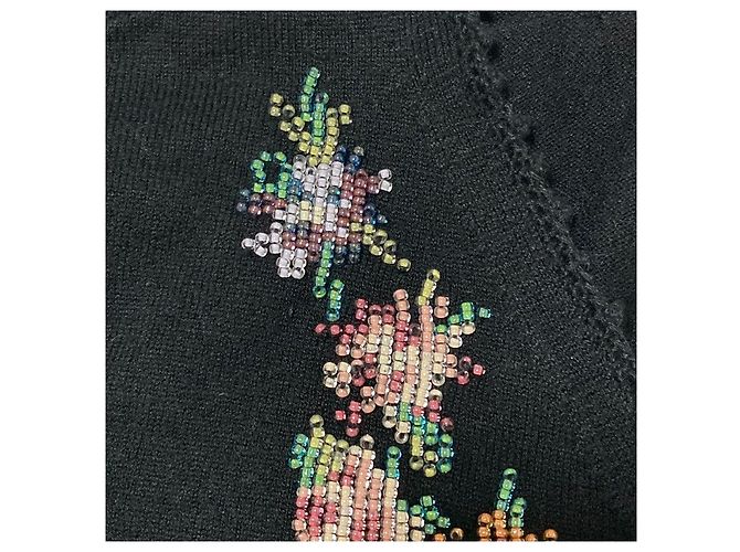 Autre Marque VIVIENNE TAM Stricktop mit Perlen - Ansicht 4