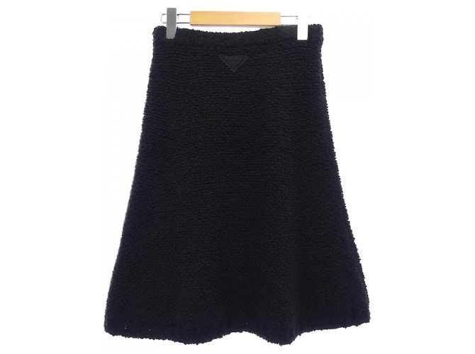 Falda Prada negra de textil - vista 2